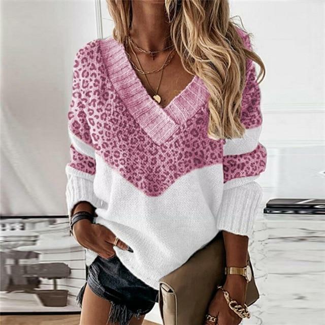 Leopard Print Pull Patchwork
