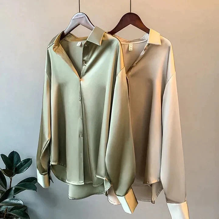 Cindy™ - Women's Satin Shirt
