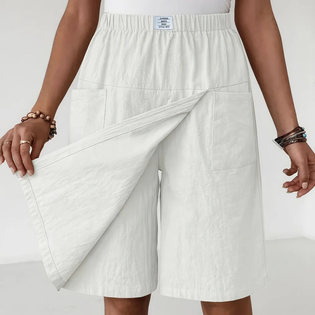 Women's Elastic Active Shorts with Pockets for Ultimate Comfort