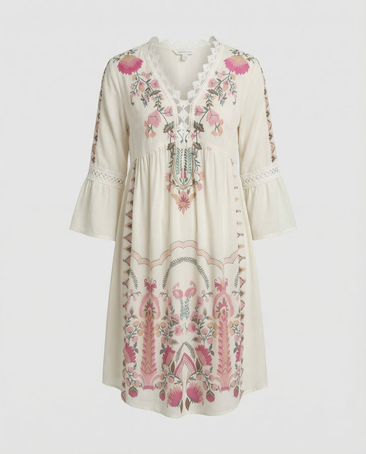 Boho Floral Dress for Women A-Line