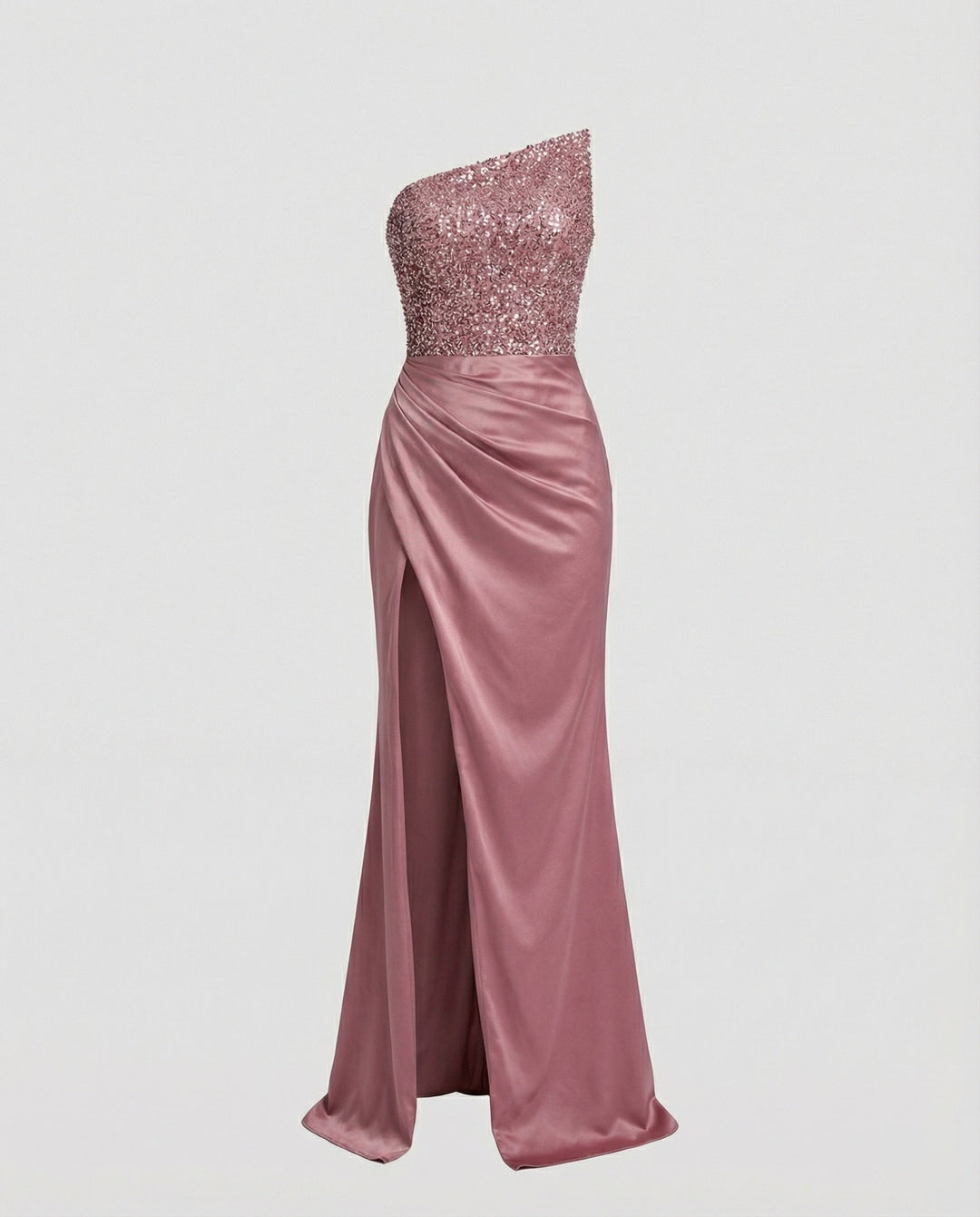 Ladies Evening Dress Elegant Strapless