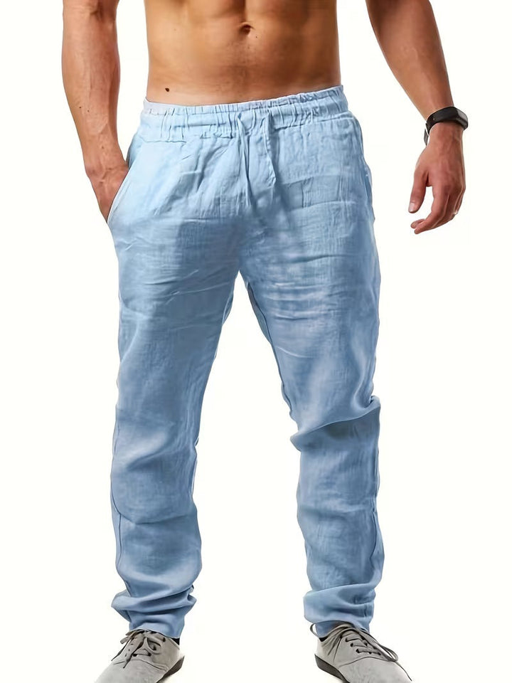 Tenno Breathable Jogger Pants with Elastic Comfort Waistband, view 5 - Elena Harper