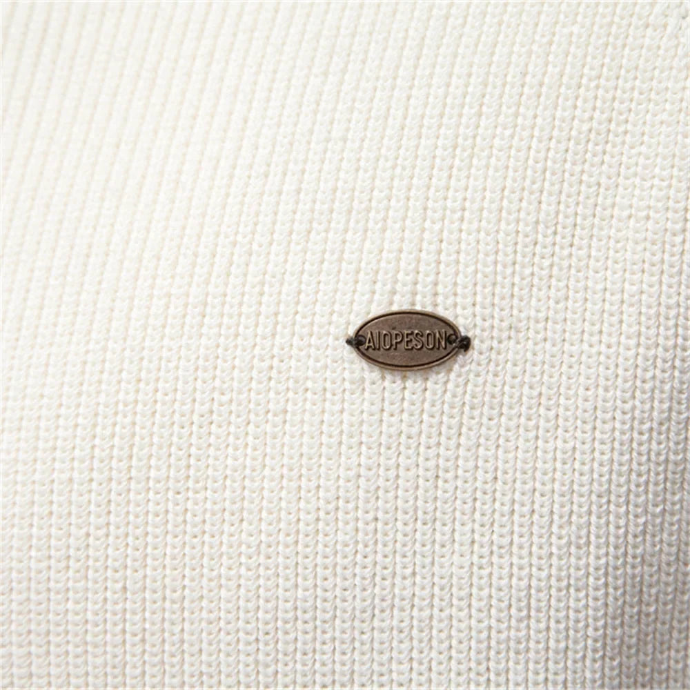 Men's Zip Neck Knit Sweater