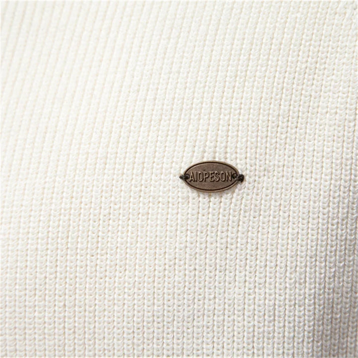 Men's Zip Neck Knit Sweater