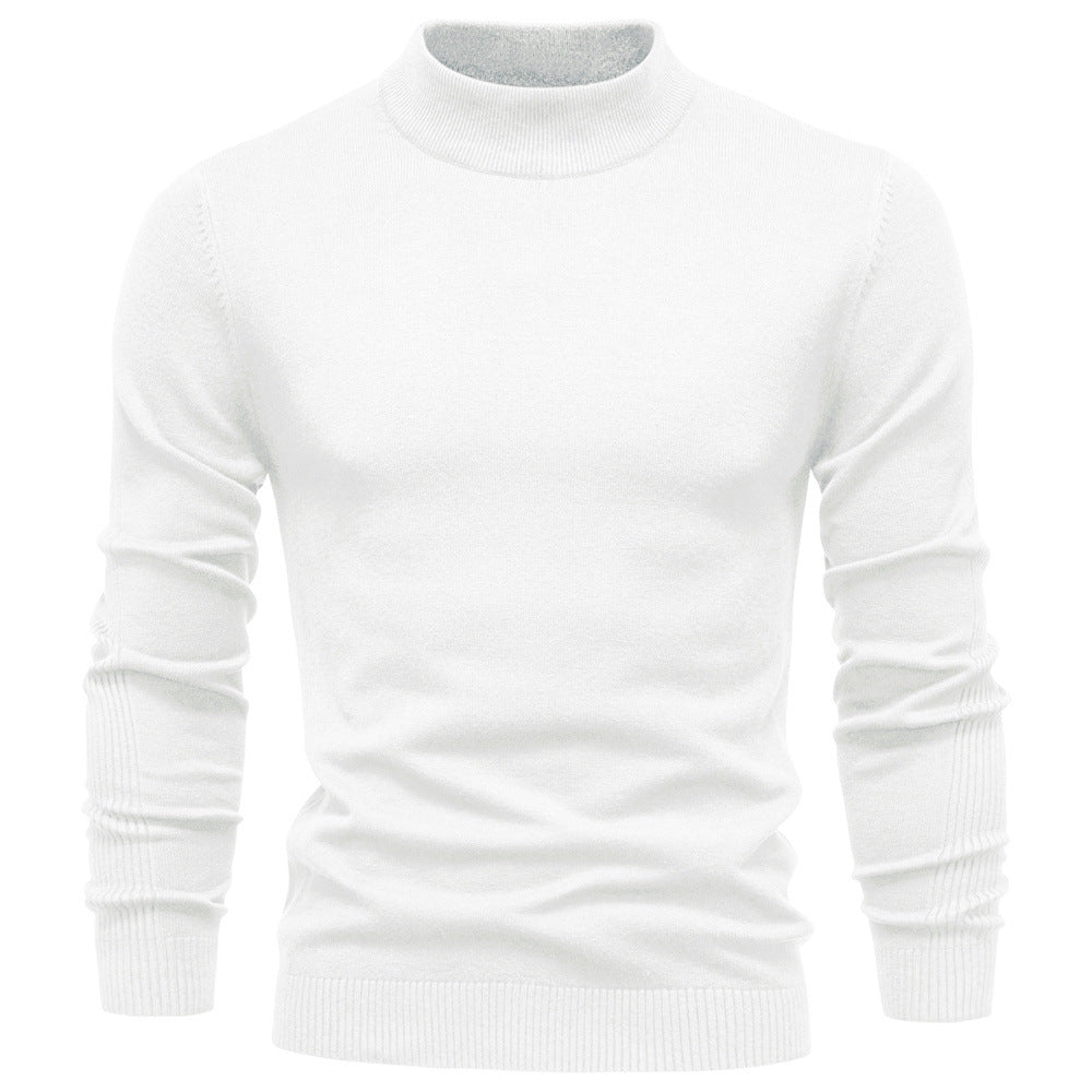 Men's Fine Knit Turtleneck Sweater, Slim Fit