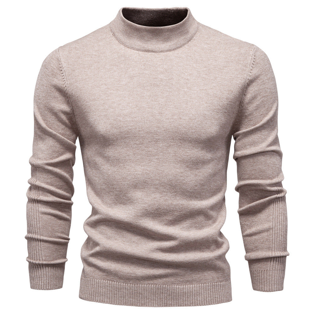 Men's Fine Knit Turtleneck Sweater, Slim Fit