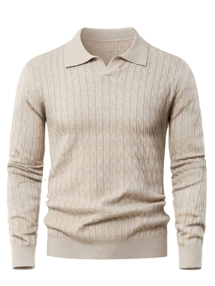 Men's Polo Neck Sweater