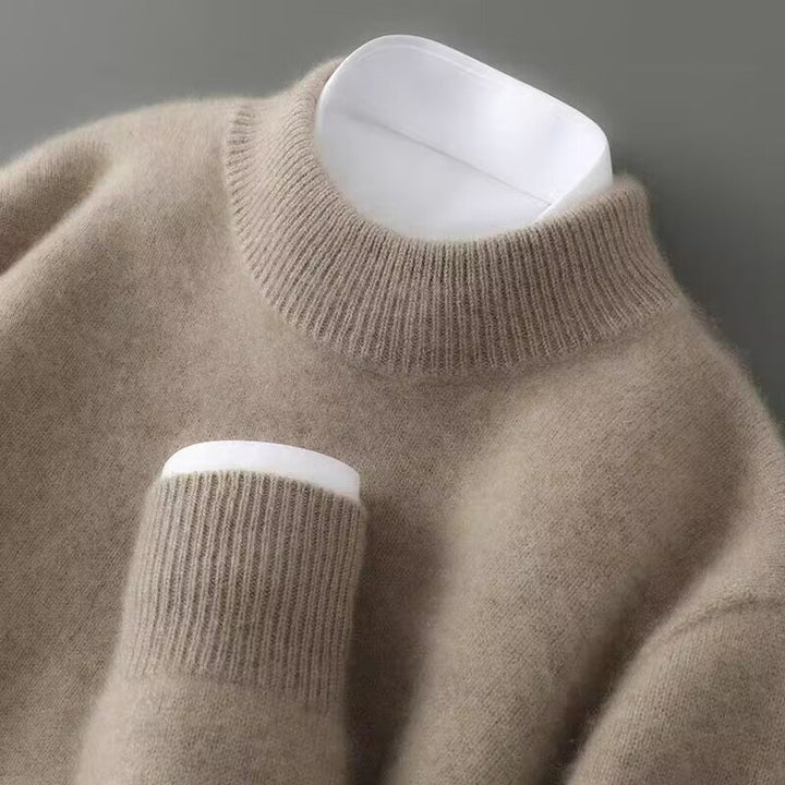 Men's Soft Knit Round Neck Sweater