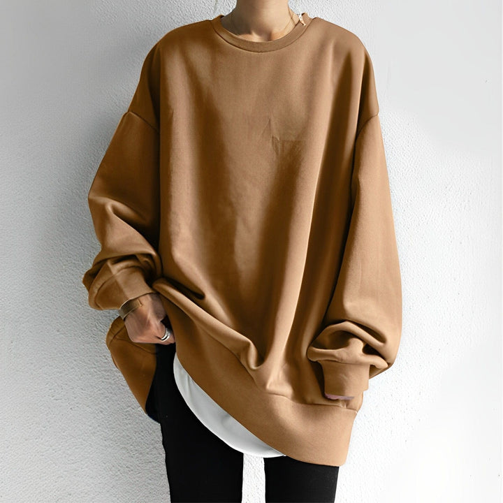Oversized Women's Round Neck Sweater