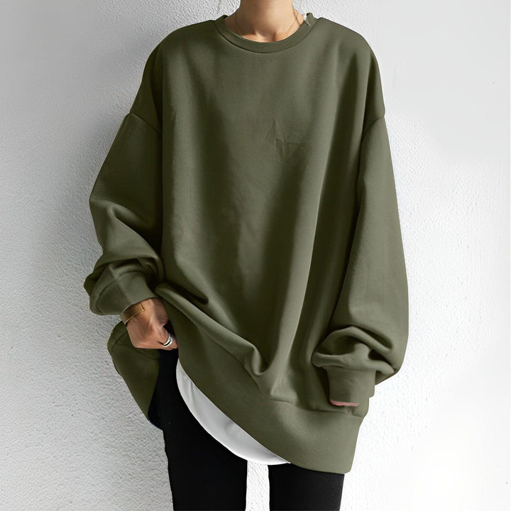 Oversized Women's Round Neck Sweater