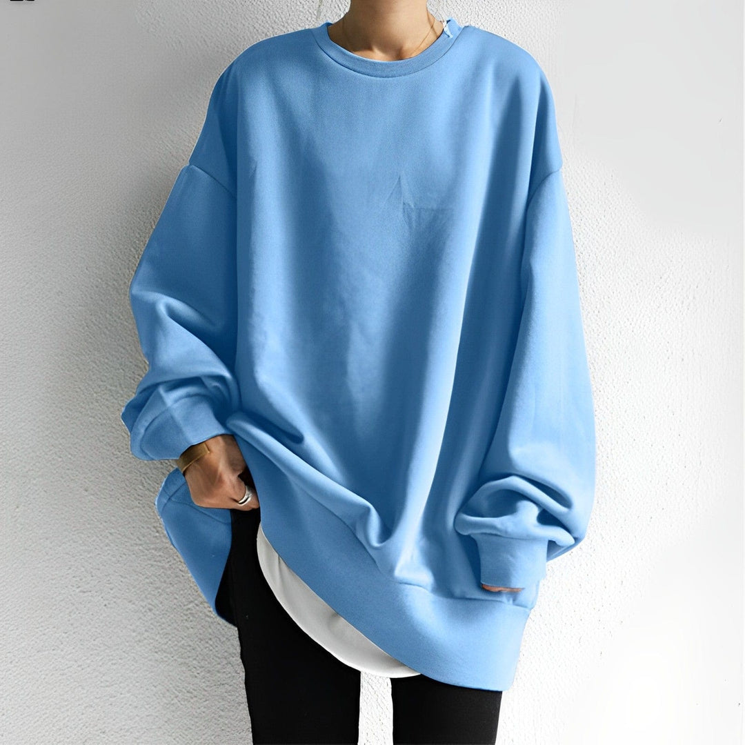 Oversized Women's Round Neck Sweater