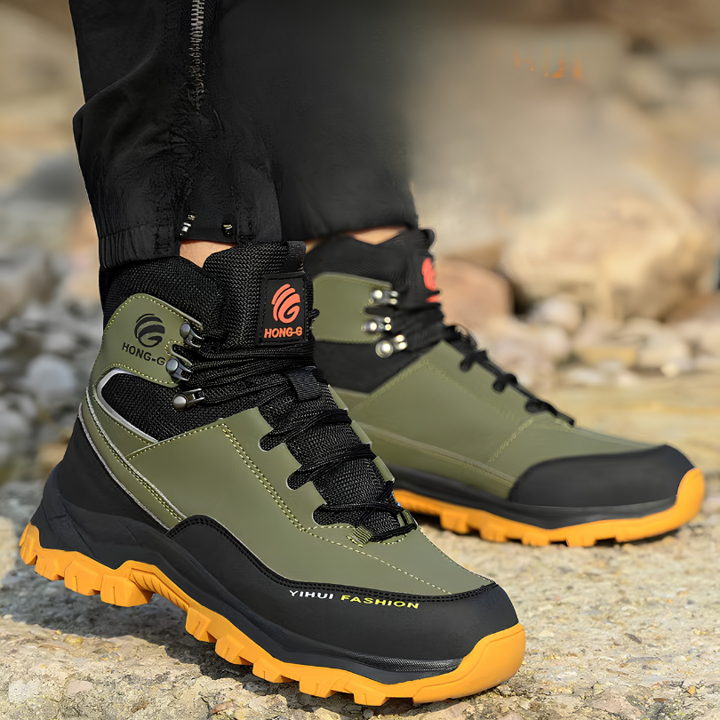 Puncture-Resistant, Non-Slip Safety Work Boots, view 2 - Elena Harper