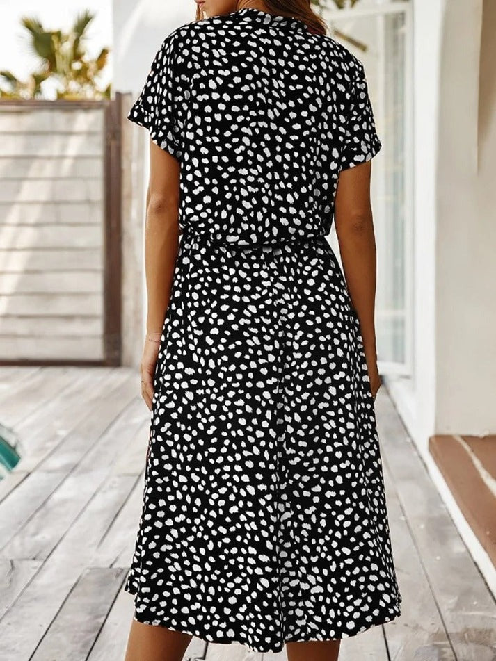 Maybelle V-Neck Dress - Elena Harper