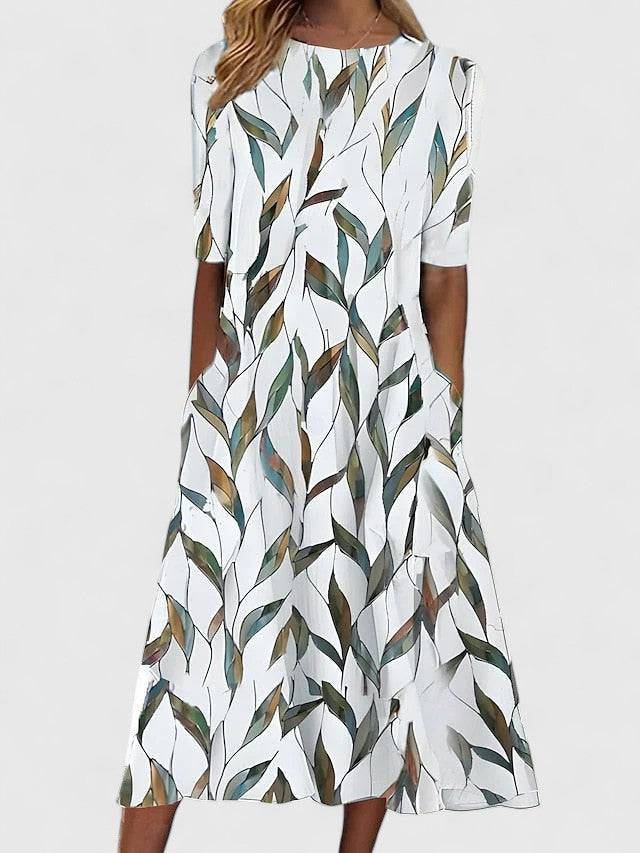 Elegant Cianne™ midi dress by Emma & Rose Cape Town, featuring a flowing fabric and stylish design for sophisticated occasions.