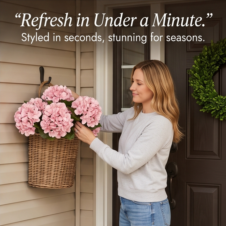 Bloomvera Realistic Silk Hydrangea Bouquet - Elena Harper
