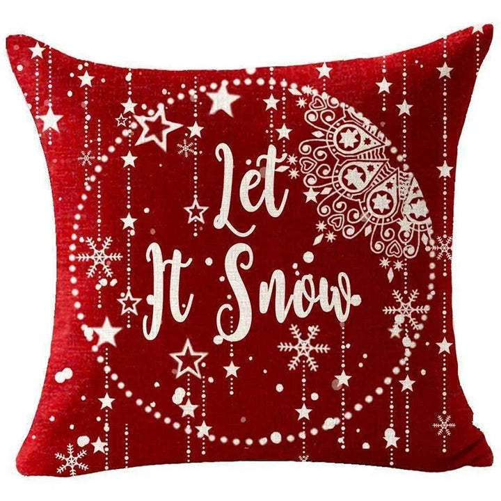 Red Christmas Throw Pillow