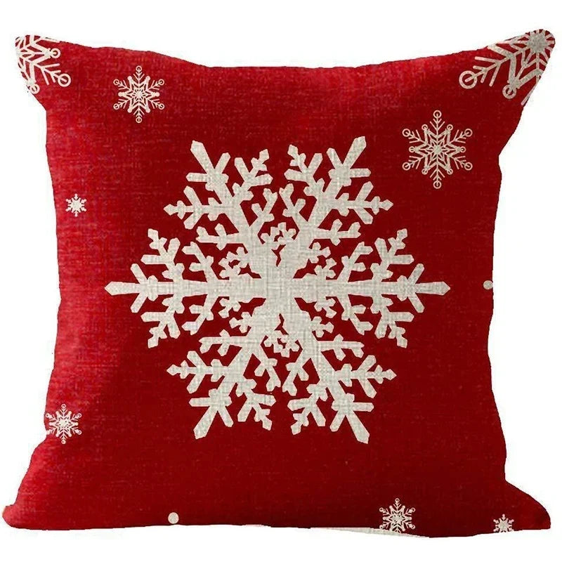 Red Christmas Throw Pillow