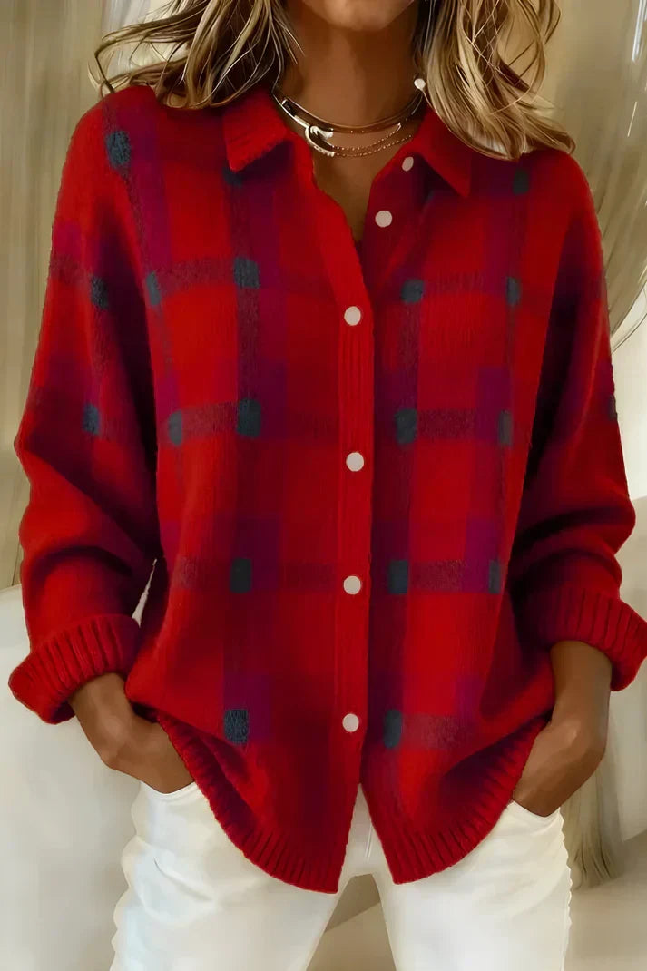 Alexandra Elegant Long Cardigan, view 2 - Elena Harper