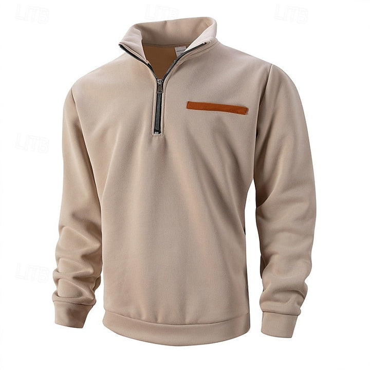 Refined Quarter-Zip Pullover
