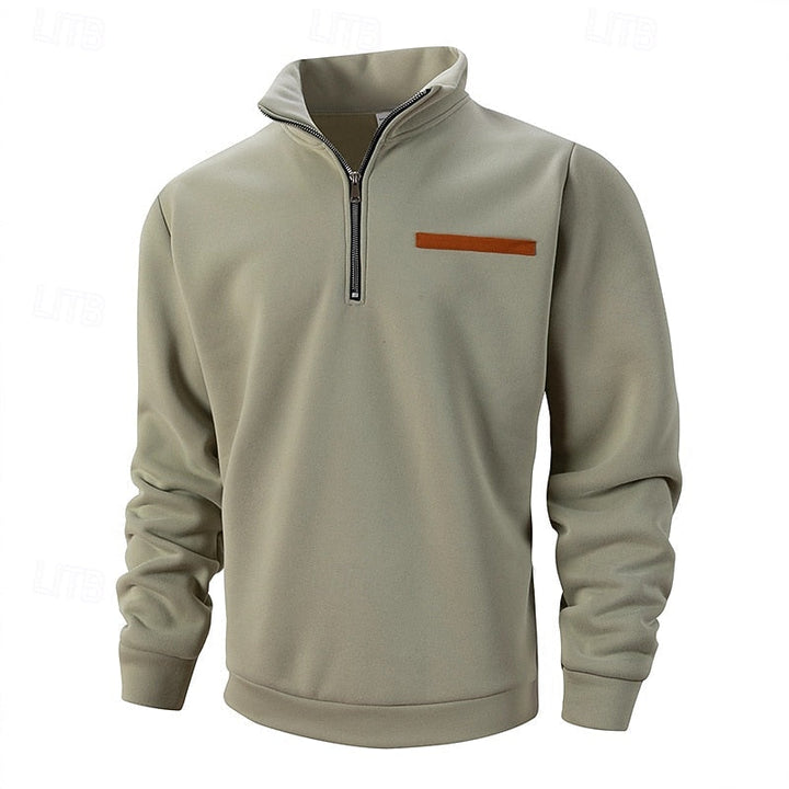 Refined Quarter-Zip Pullover