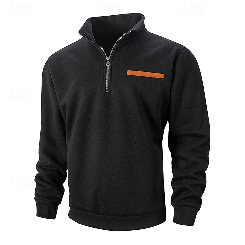 Refined Quarter-Zip Pullover