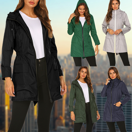 Women's Waterproof Rain Jacket – Durable Comfort and Style