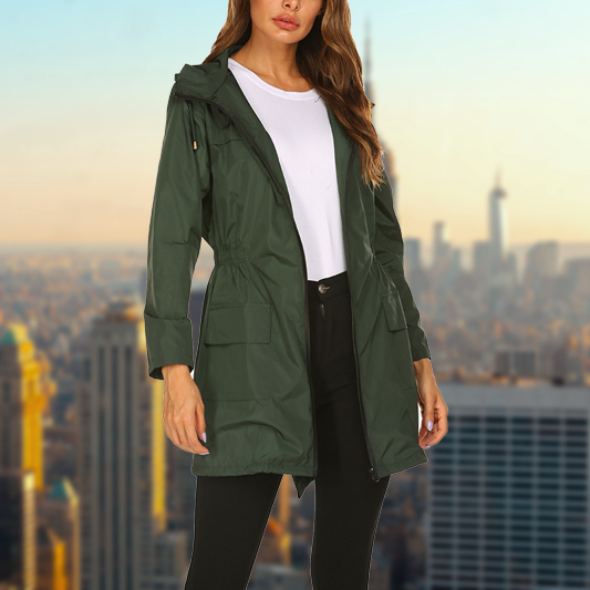Women's Waterproof Rain Jacket – Durable Comfort and Style