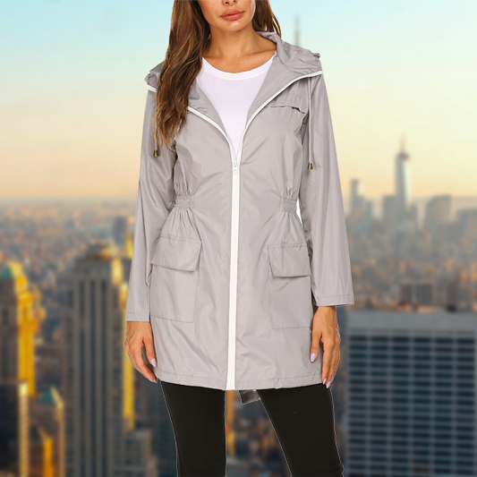 Women's Waterproof Rain Jacket – Durable Comfort and Style