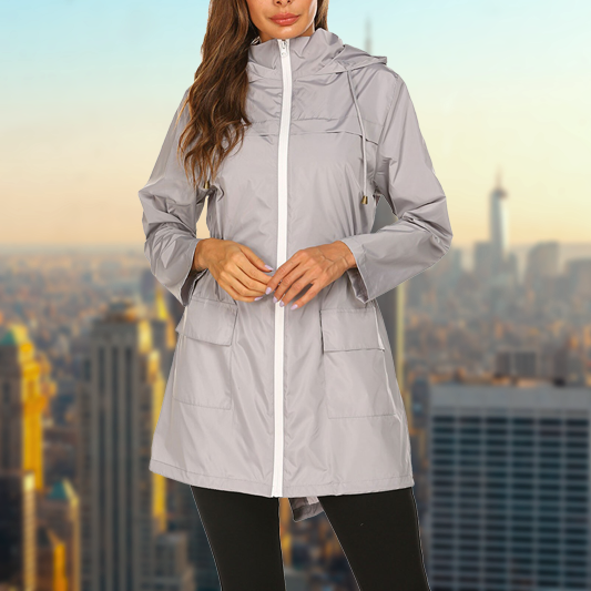 Women's Waterproof Rain Jacket – Durable Comfort and Style