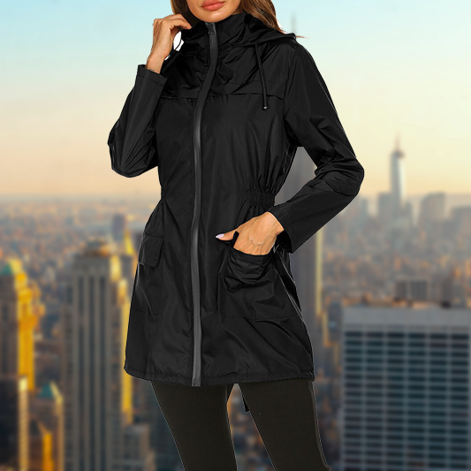 Women's Waterproof Rain Jacket – Durable Comfort and Style