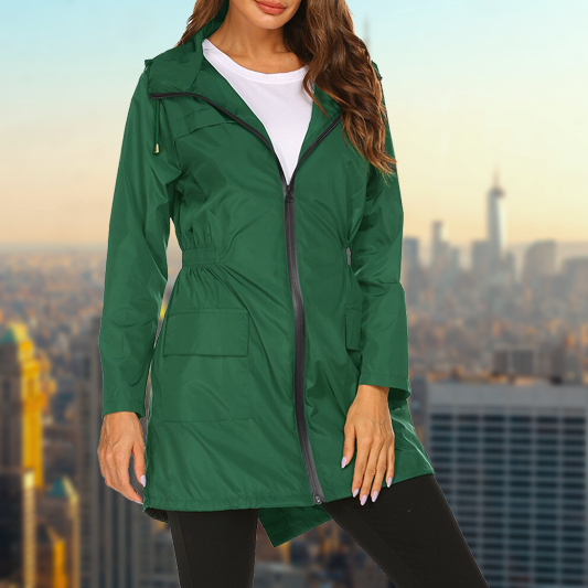 Women's Waterproof Rain Jacket – Durable Comfort and Style