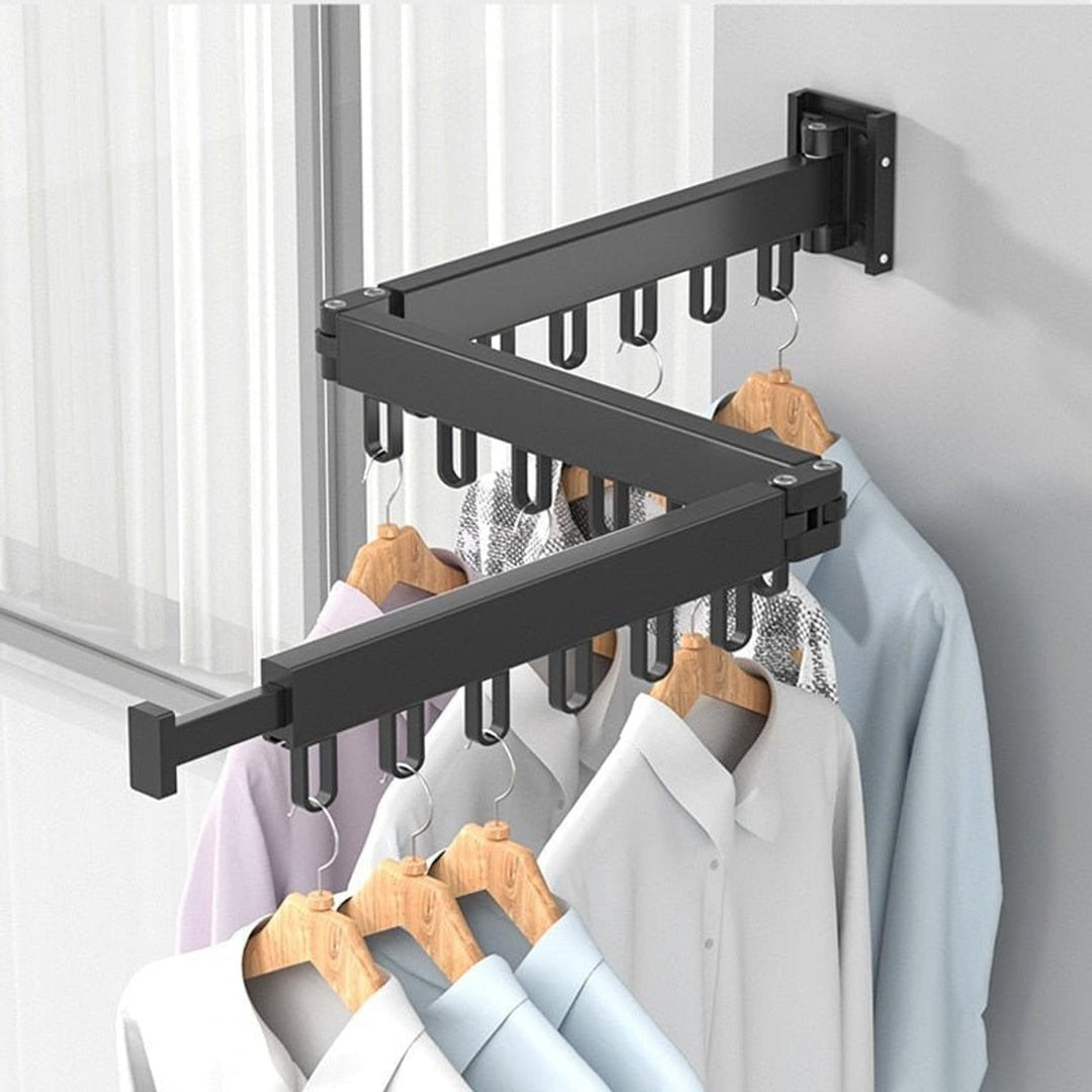 Retractable Drying Rack For Clothes Wall Mounted