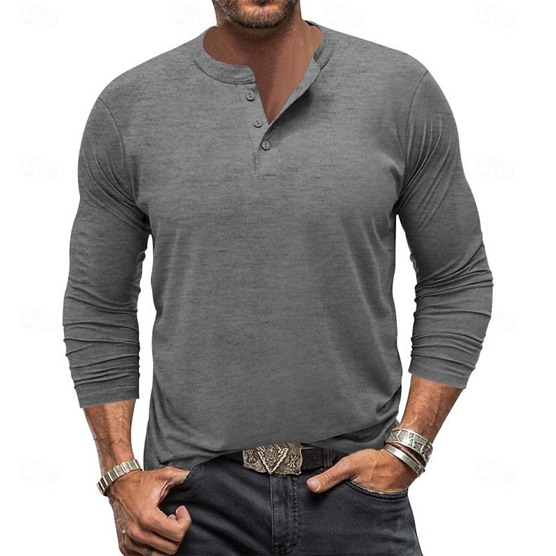 Sheldon Classic Long-Sleeve Henley - Elena Harper