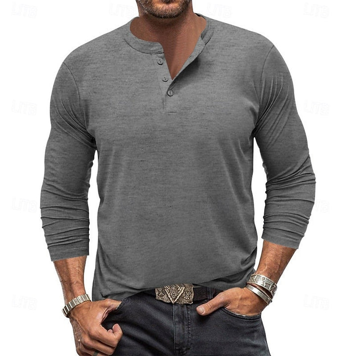Sheldon Classic Long-Sleeve Henley - Elena Harper