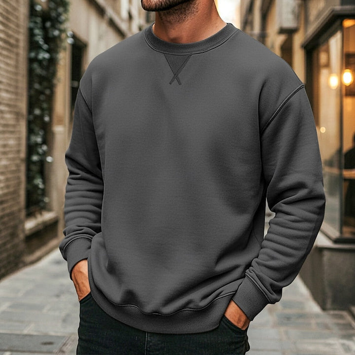 Easton Classic Crew Neck Sweatshirt, view 6 - Elena Harper