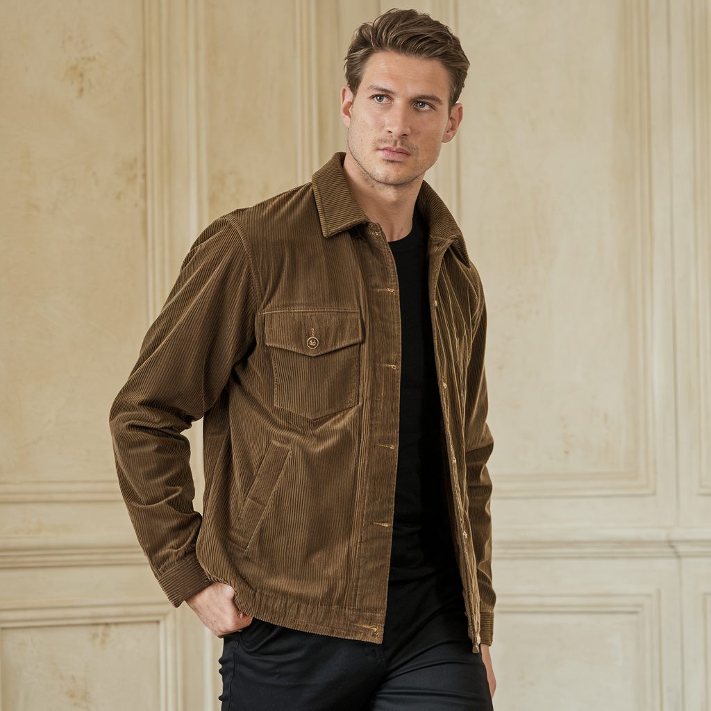 Corduroy Overshirt for Men