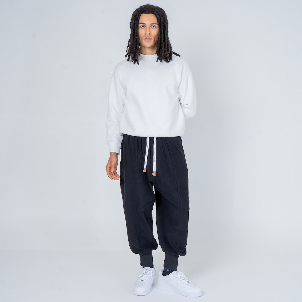 Riku Comfortable Cotton Harem Pants, view 8 - Elena Harper
