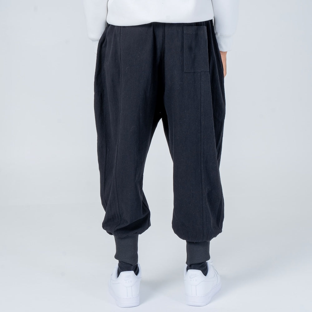 Riku Comfortable Cotton Harem Pants, view 5 - Elena Harper