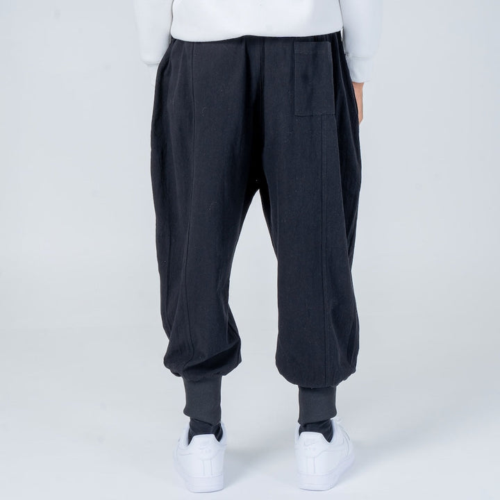 Riku Comfortable Cotton Harem Pants, view 5 - Elena Harper