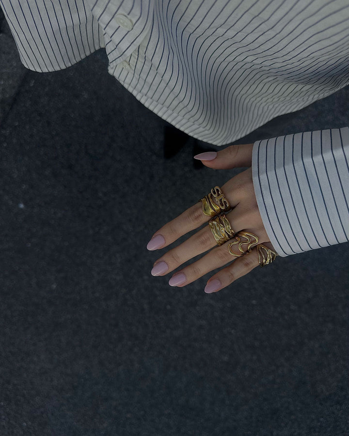 Jaylinette™  |  Big Ring 18k Gold