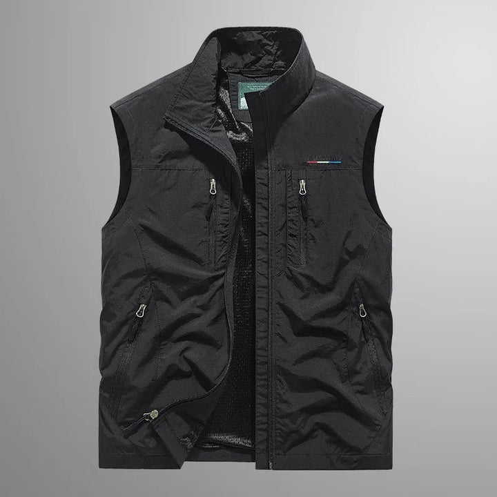 Cargo Bodywarmer with Zipper for Men