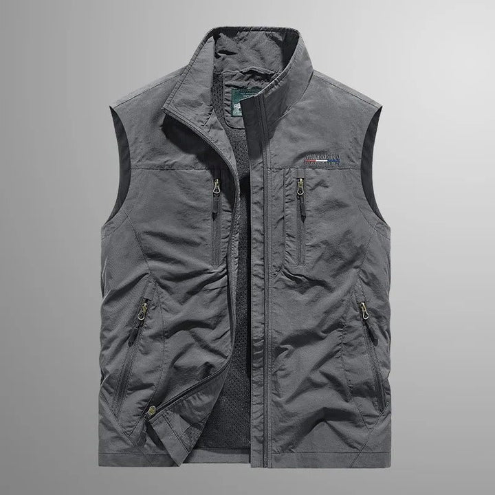 Cargo Bodywarmer with Zipper for Men