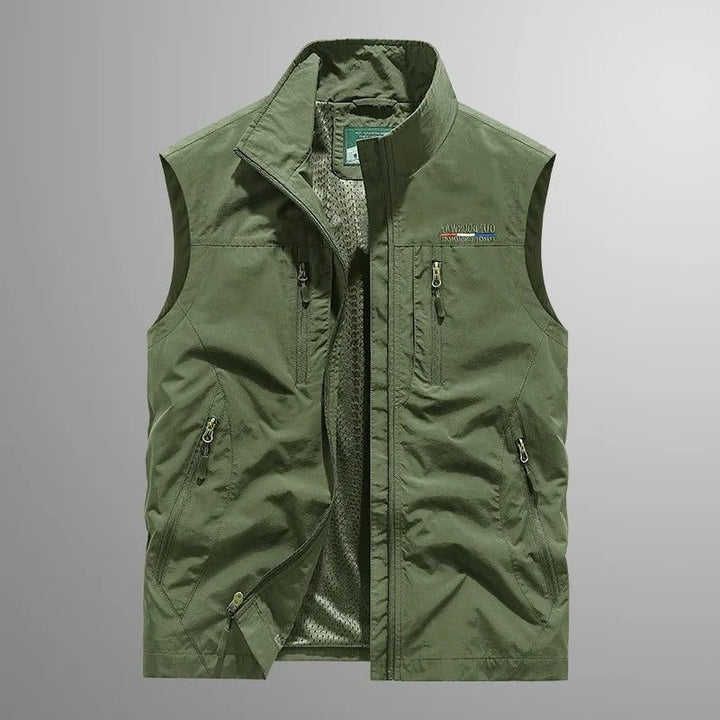 Cargo Bodywarmer with Zipper for Men
