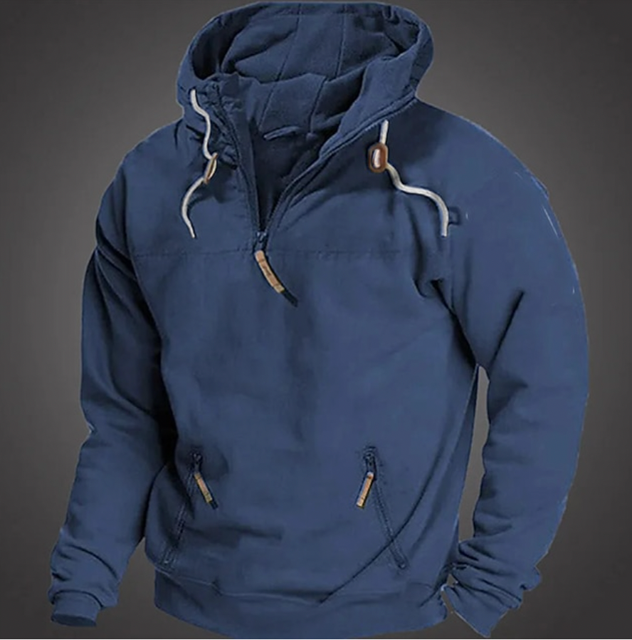 Rory Men's Pullover Hoodie, view 2 - Elena Harper