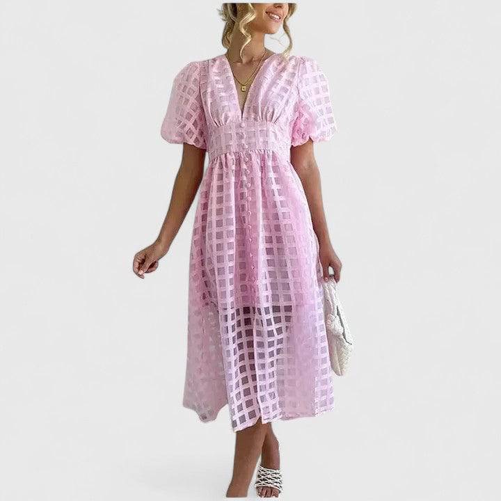 Elanqi™  |  Elegant Midi Dress