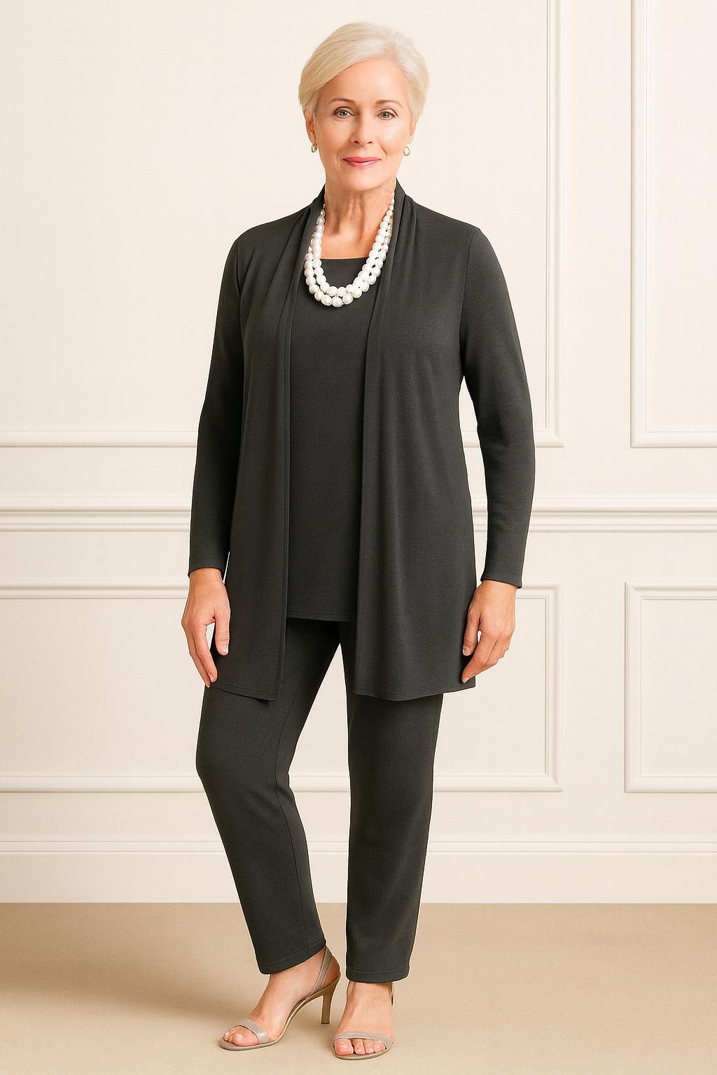 Margaret | Luxe Harmony Cardigan Pants 3-Piece Set