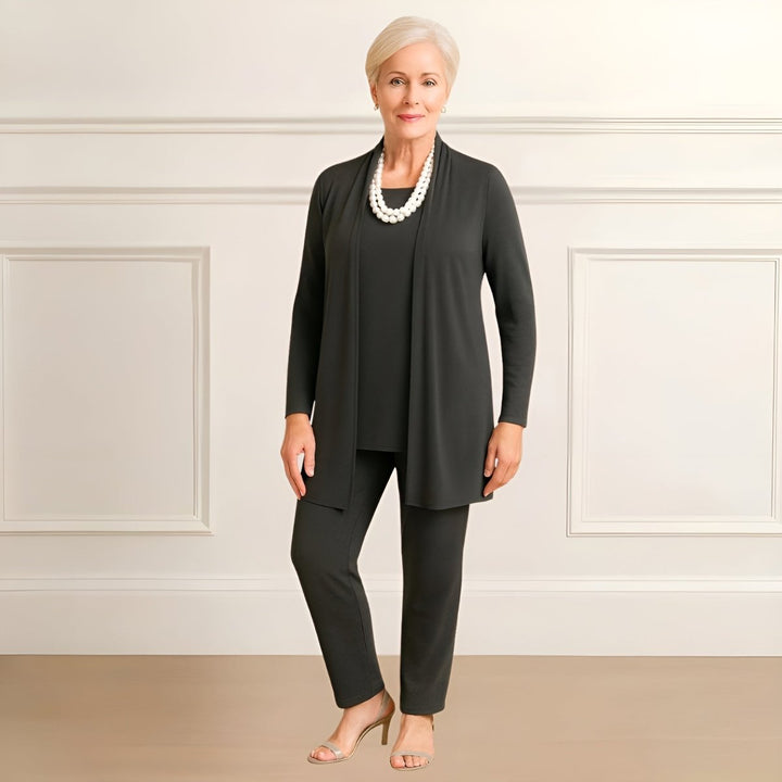 Rosy Cardigan, Top & Pants Set