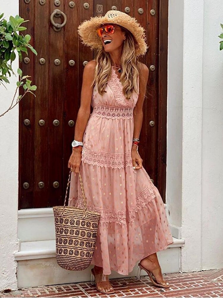 Isabeau - Boho Chic Maxi Dress