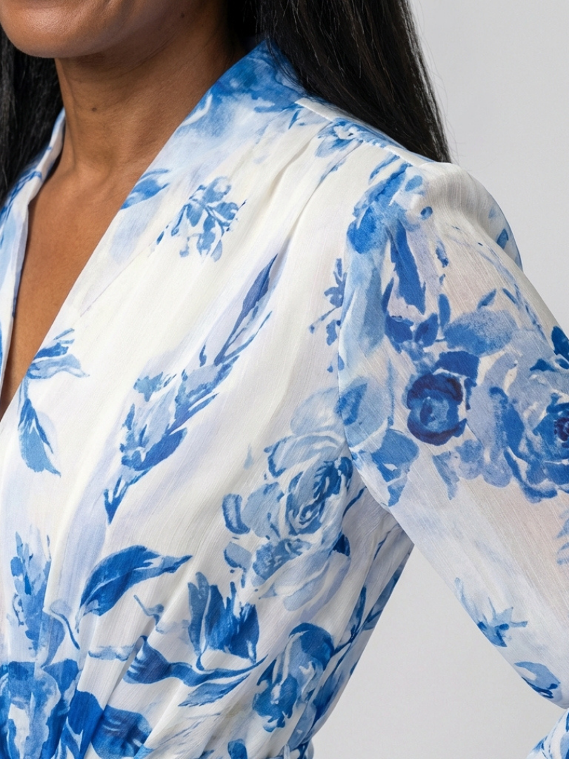 Lillian™  |  Sleeve Wrap Maxi Dress