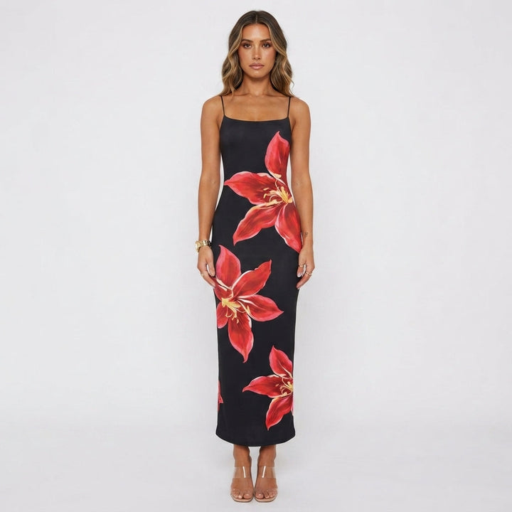 Ruby Sinclair Floral Print Races Dress For Women - Elena Harper